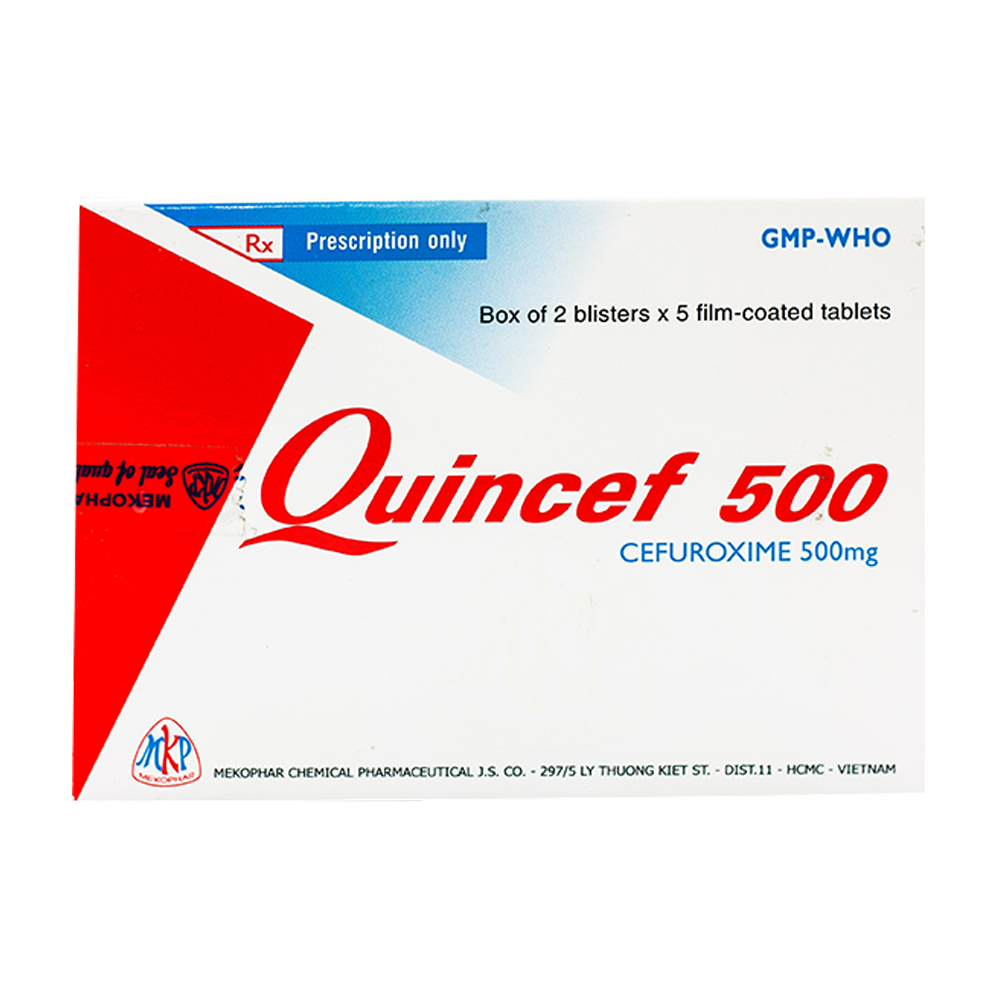 Quincef 500 mekophar (h/10v)